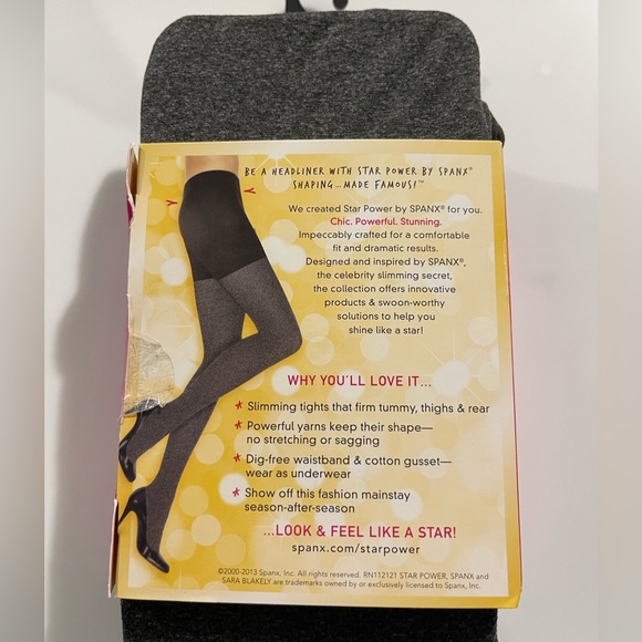 Star Power by Spanx Center Stage Shaping Tights - Picture 2 of 4